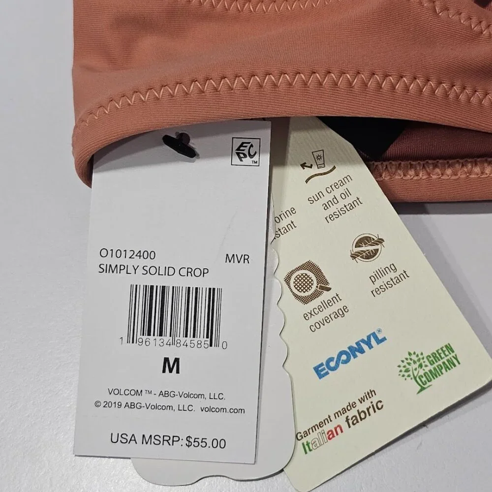Volcom Simply Solid Scoop-Neck Bikini Top - Picture 7 of 8